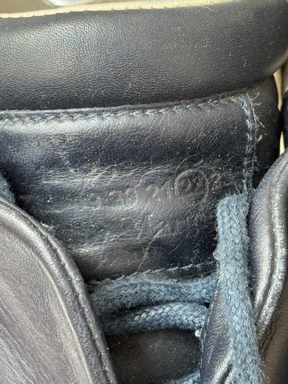 Maison Margiela Future Navy Leather Sneakers Size 44