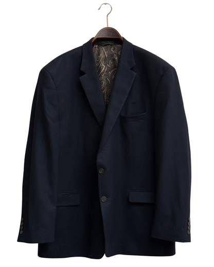 Lauren Ralph Lauren Navy Wool Cashmere Blazer size 54