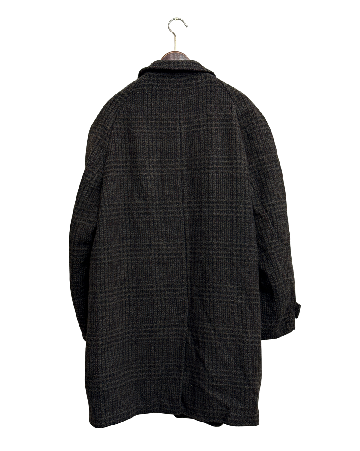 Wenting Vintage Riverdale Tweed Overcoat Batwing Est. 56 Men
