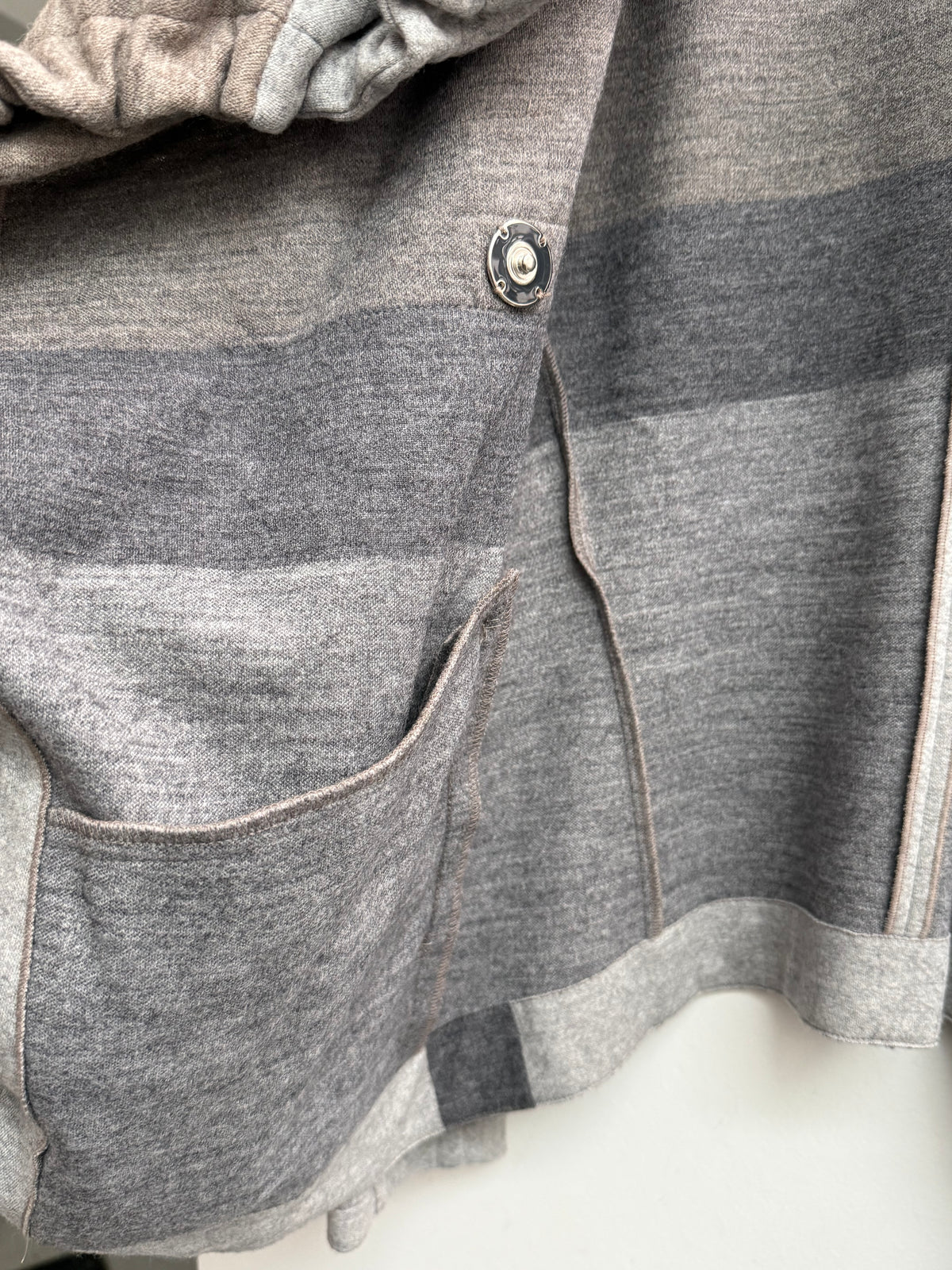 Marithé + François Girbaud "Cravatatakiller" Patchwork Wool Jacket, IT 42, Women