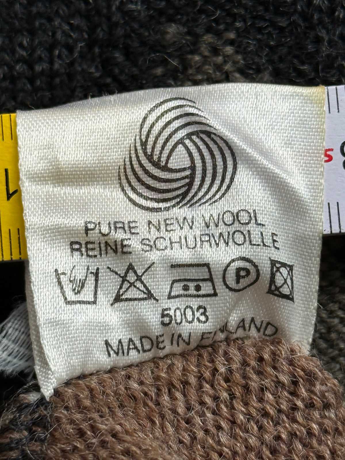 Pierre Cardin Cable Knit Colour Block Sweater L Men