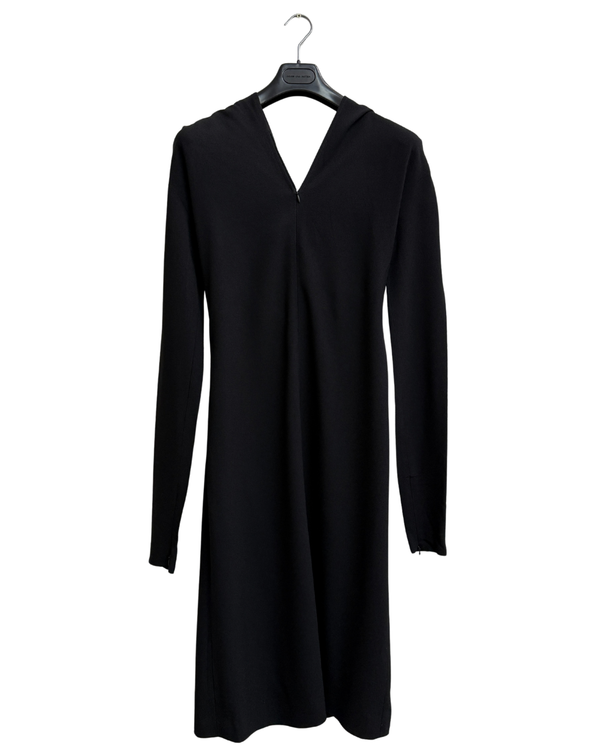 90’s Jean Paul Gaultier Femme hooded midi dress, made in Italy, FR 40