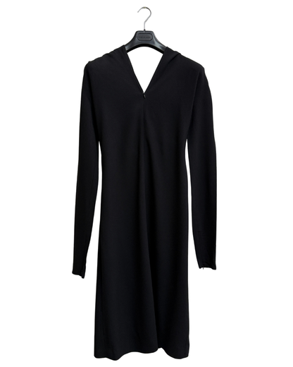 90’s Jean Paul Gaultier Femme hooded midi dress, made in Italy, FR 40
