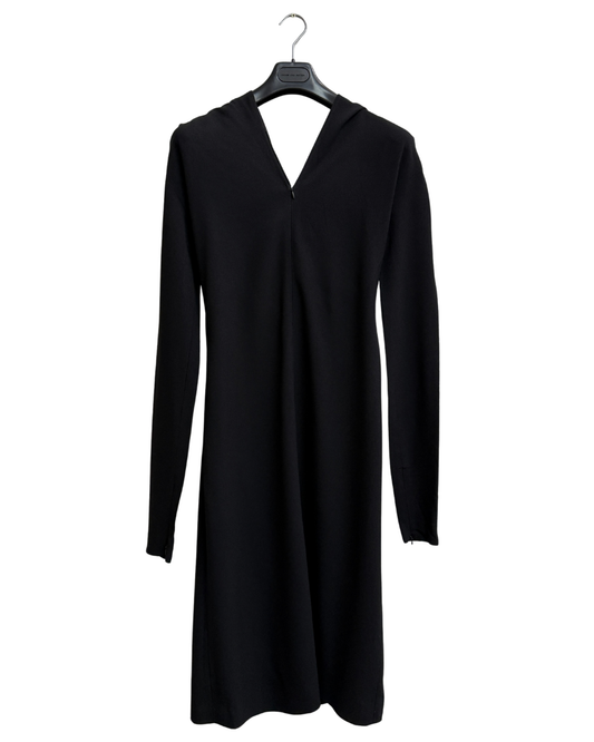 90’s Jean Paul Gaultier Femme hooded midi dress, made in Italy, FR 40