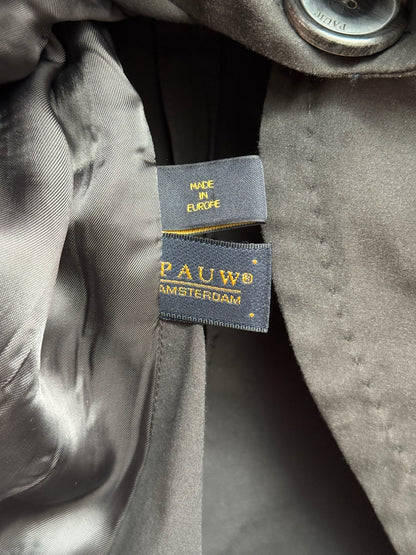 PAUW Amsterdam Brown Sculptural Blazer Size 40