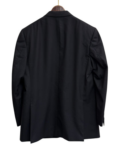 Brioni 1996 Galtrucco Traiano Black Wool Blazer Size 54