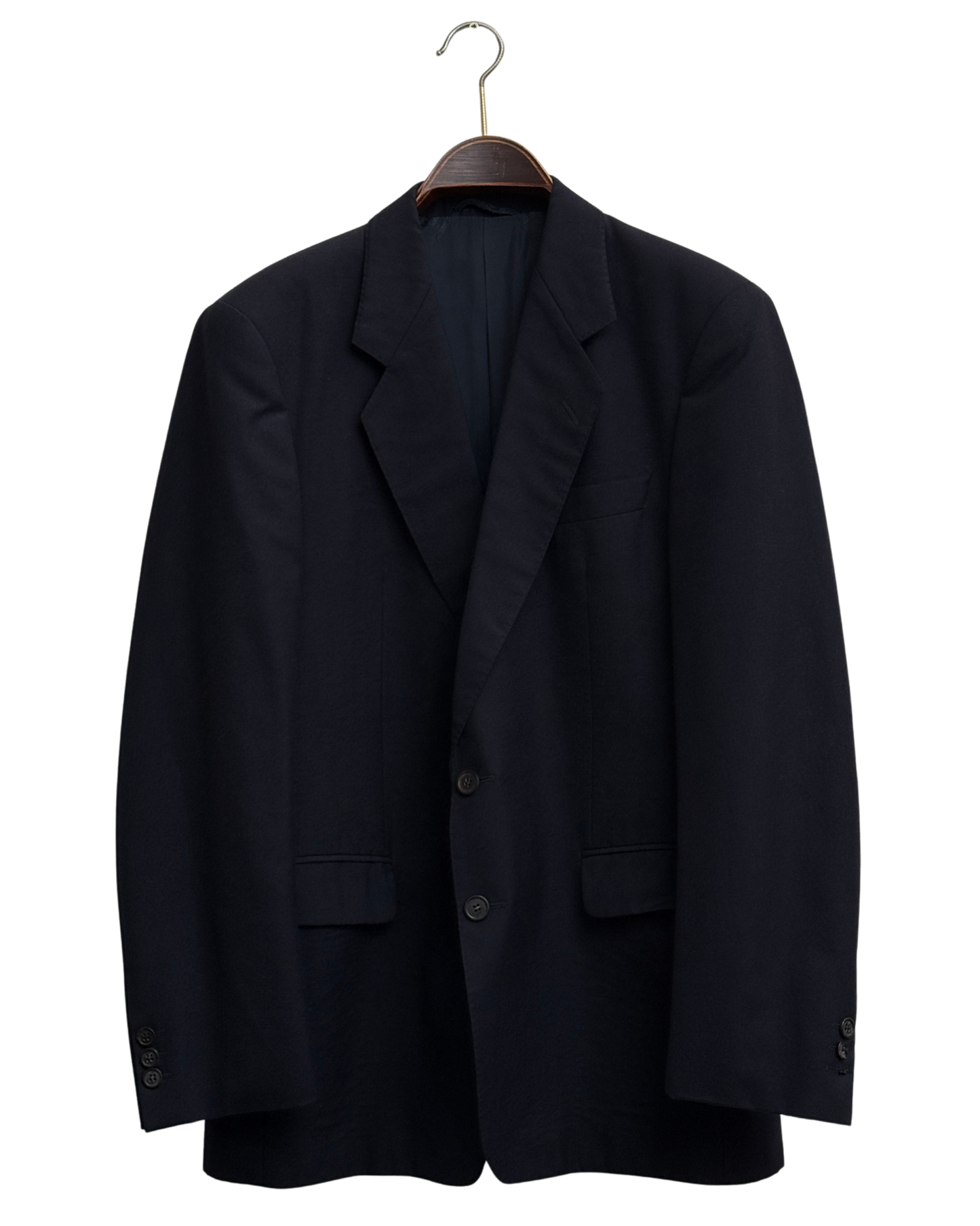 Burberrys vintage navy wool two-piece suit