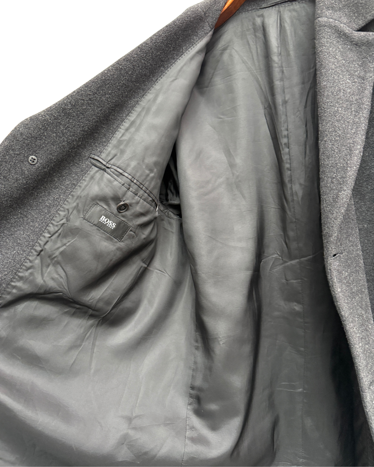 Hugo Boss Stratus Wool Overcoat 52 Men