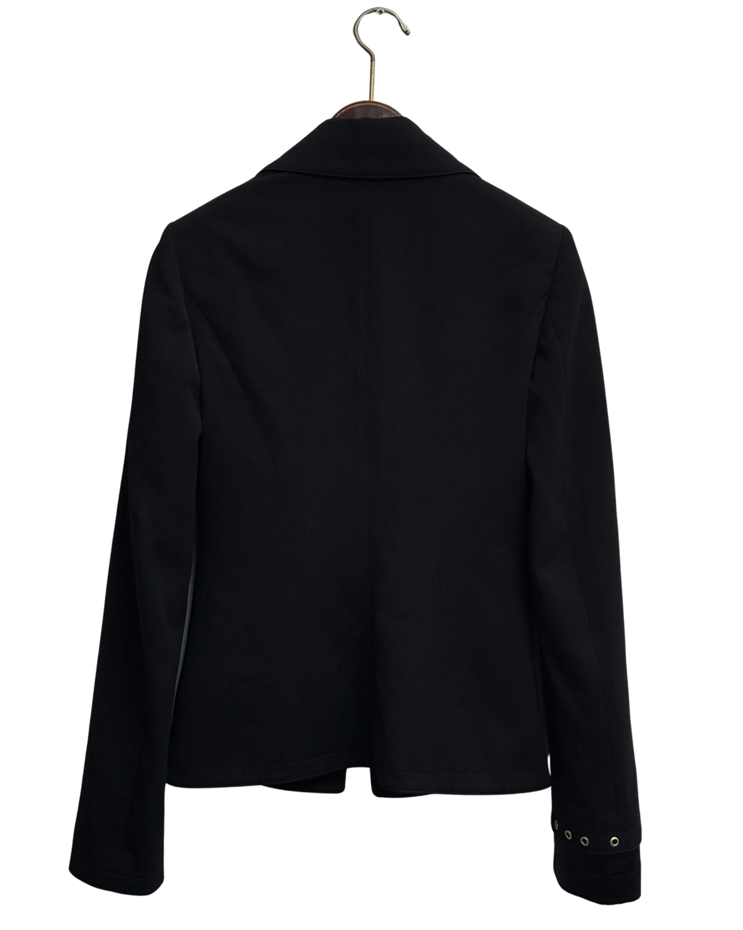 Dirk Bikkembergs Black Tailored Blazer Late 1990s to Early 2000s Size 42 IT