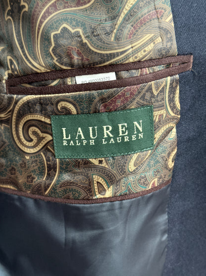 Lauren Ralph Lauren Navy Wool Cashmere Blazer size 54