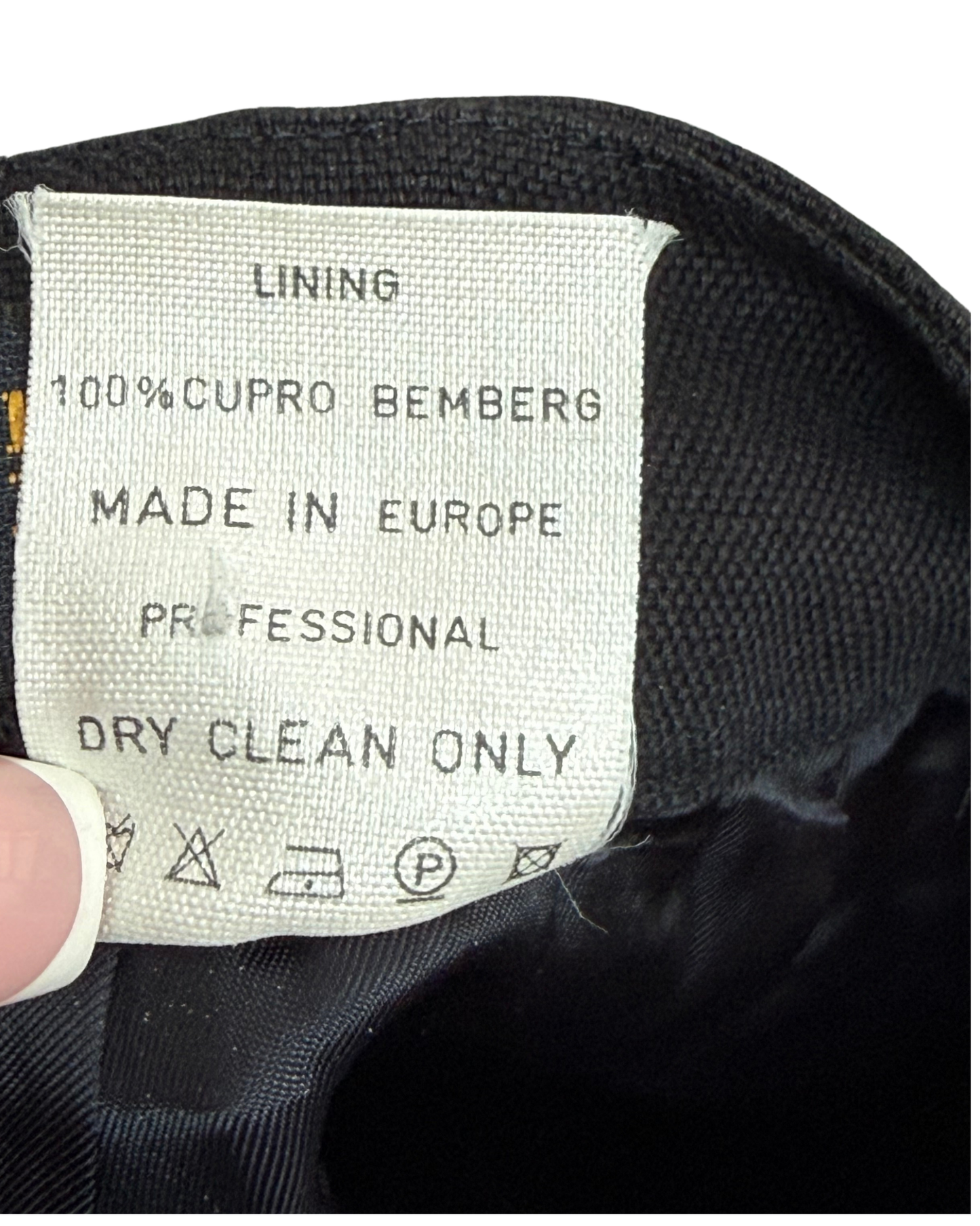 Pauw Amsterdam Black Linen Pencil Skirt Size 42