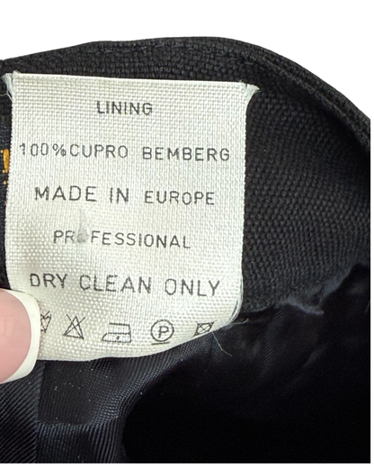 Pauw Amsterdam Black Linen Pencil Skirt Size 42
