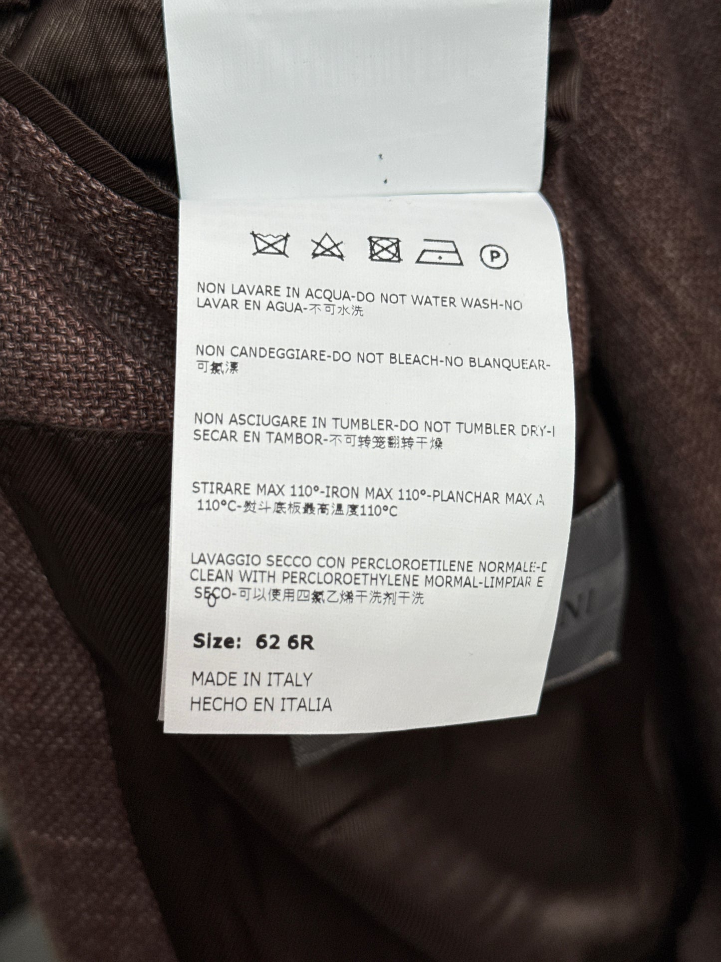 Corneliani Linen and Wool Blazer Size 62