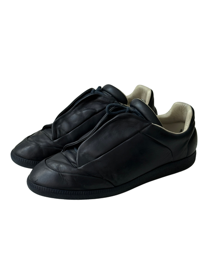 Maison Margiela Future Navy Leather Sneakers Size 44