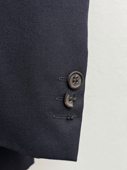 Burberrys vintage navy wool two-piece suit