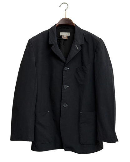 Dries Van Noten blazer, black cotton, made in Belgium, FR 48