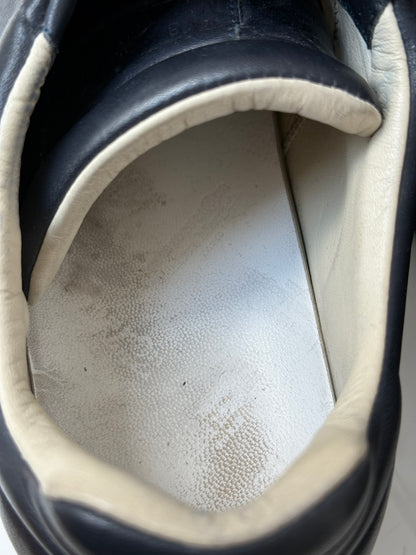 Maison Margiela Future Navy Leather Sneakers Size 44