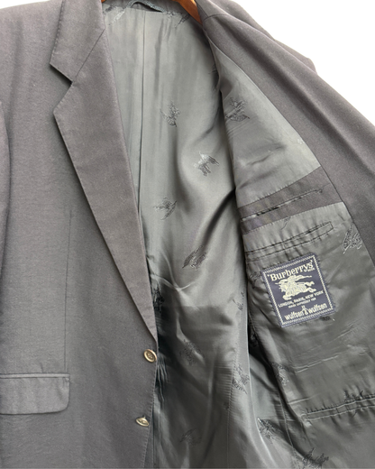 Burberrys vintage navy wool two-piece suit