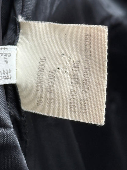 Franz Sauer Köln Cashmere Angora Double Breasted Overcoat Women XL