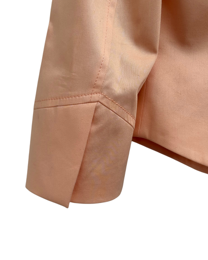 Only Thierry Mugler Peach Stretch Cotton Skirt Suit size 42