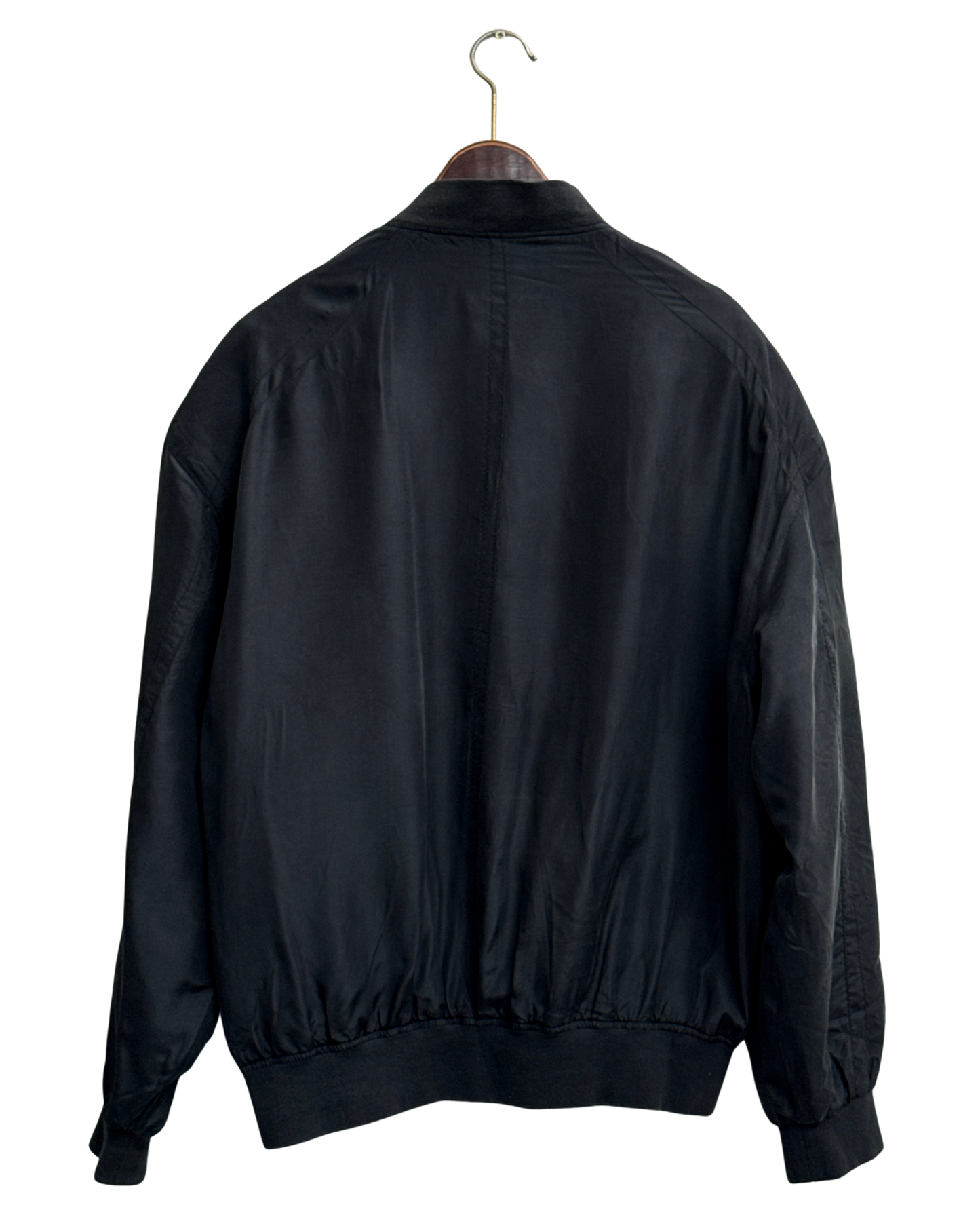 Pure Silk Vintage Bomber Jacket Size L (fits like XL)