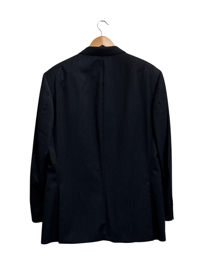 Hugo Boss Charcoal Three Piece Wool Suit 50 Men