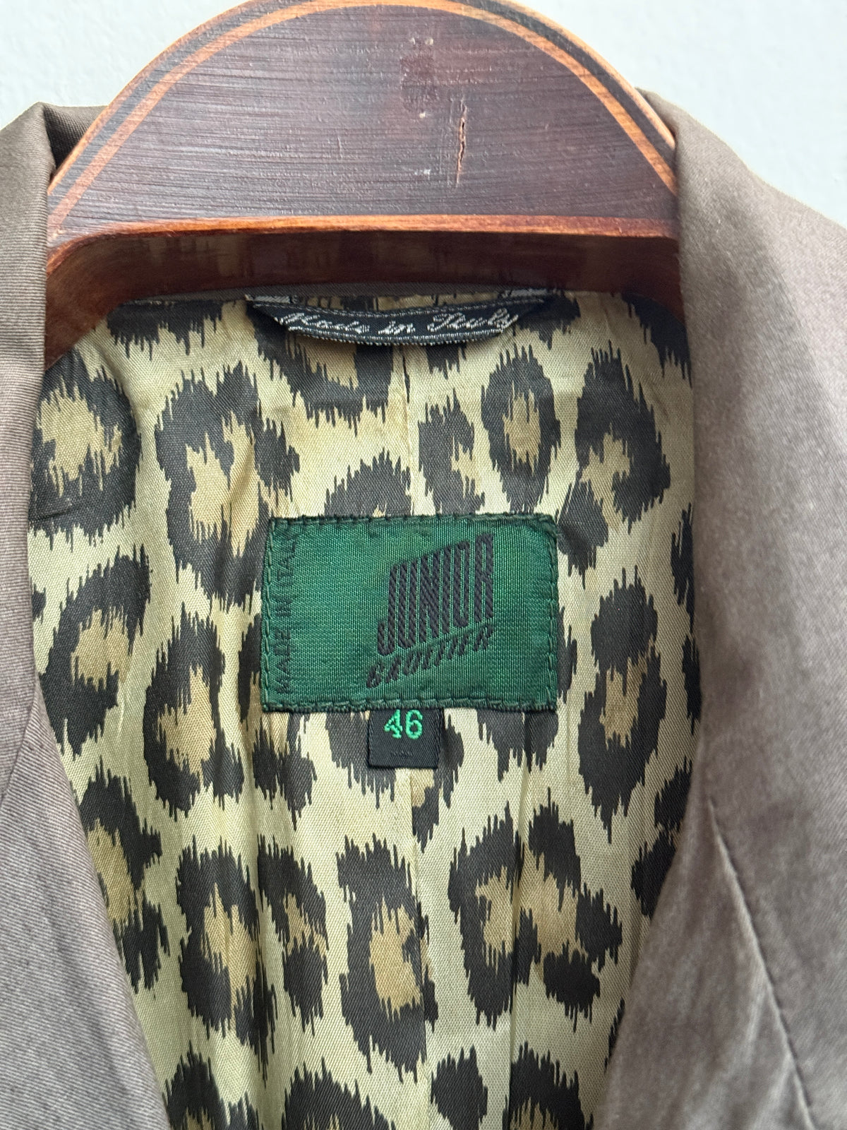 Junior Gaultier "Inner Leopard" Archive Jacket, IT 46