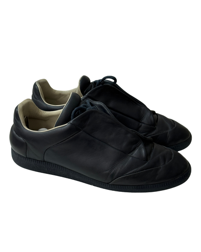 Maison Margiela Future Navy Leather Sneakers Size 44