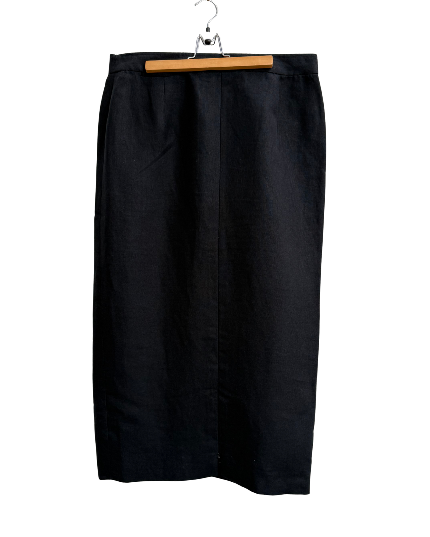 Pauw Amsterdam Black Linen Pencil Skirt Size 42