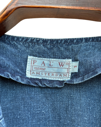Pauw Amsterdam Vintage Denim Waistcoat Size 42