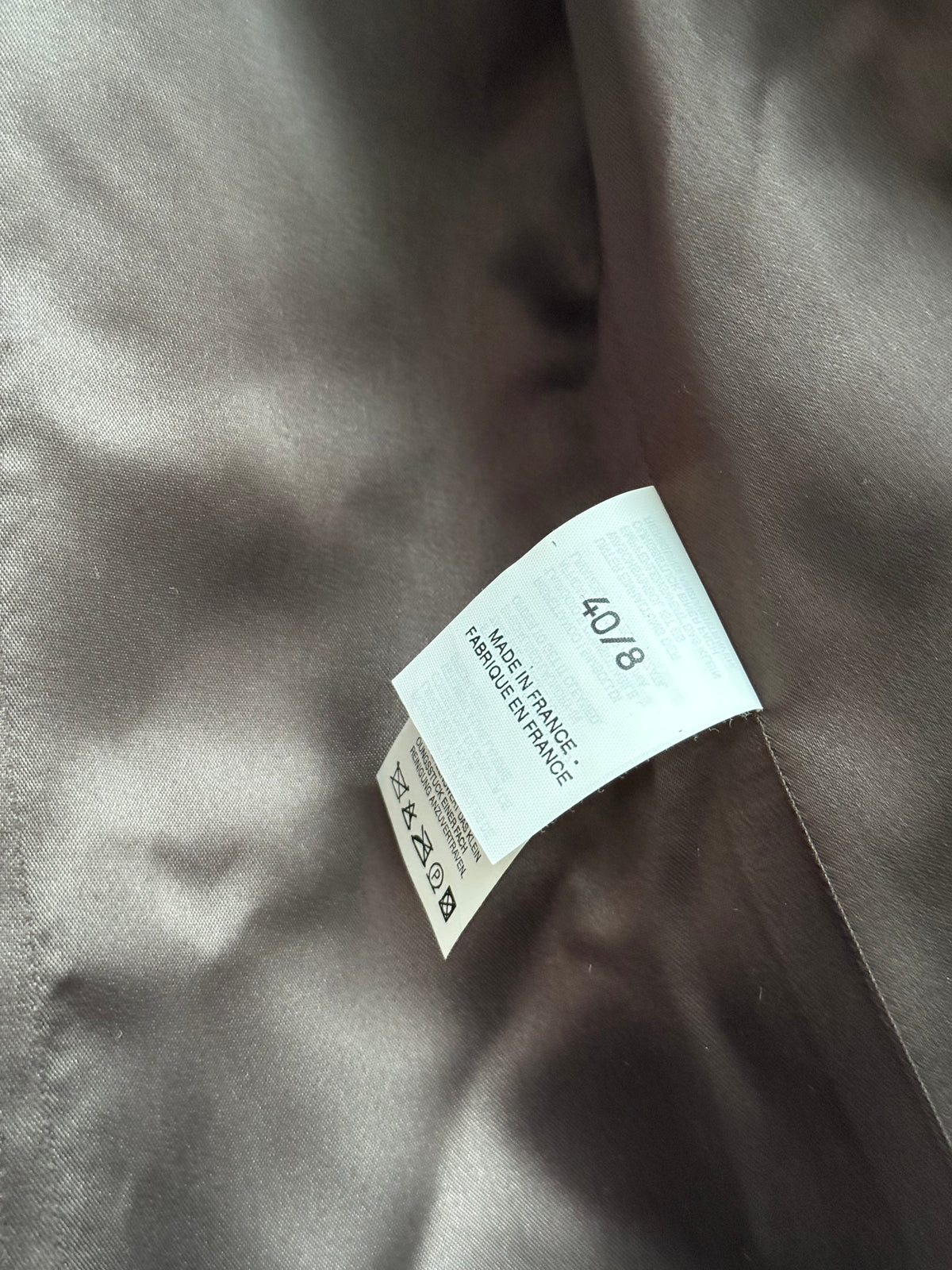 Plein Sud Paris Chocolate Brown Leather Blazer Jacket, IT 44, Women