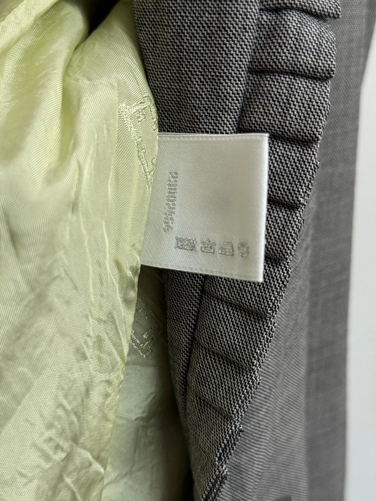 Escada by Margaretha Ley Vintage 90s Wool Blazer Pleated Trim 40 Women