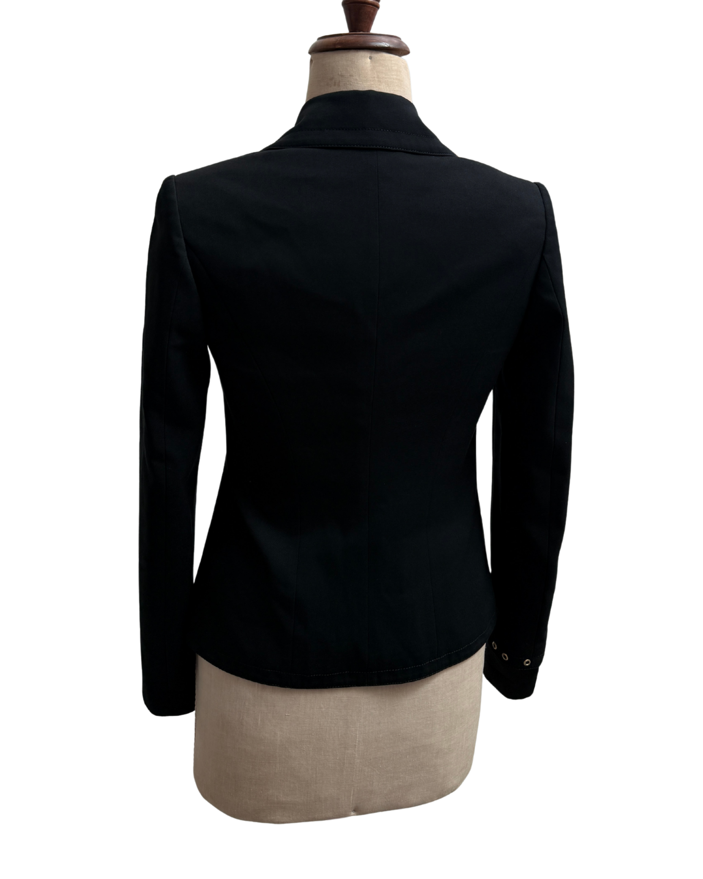 Dirk Bikkembergs Black Tailored Blazer Late 1990s to Early 2000s Size 42 IT