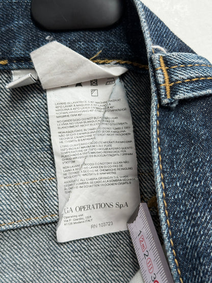 Armani Jeans AJ Distressed Straight Leg Denim Mens 33