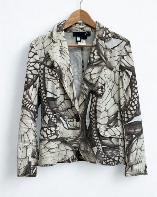 Just Cavalli Y2K blazer Spring Summer 2001 womens size M
