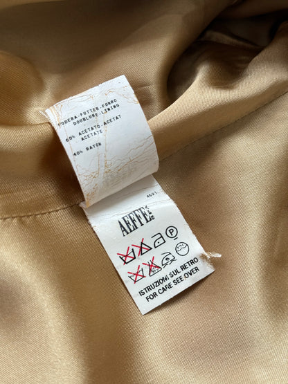 Moschino washing label detail inside vintage blazer