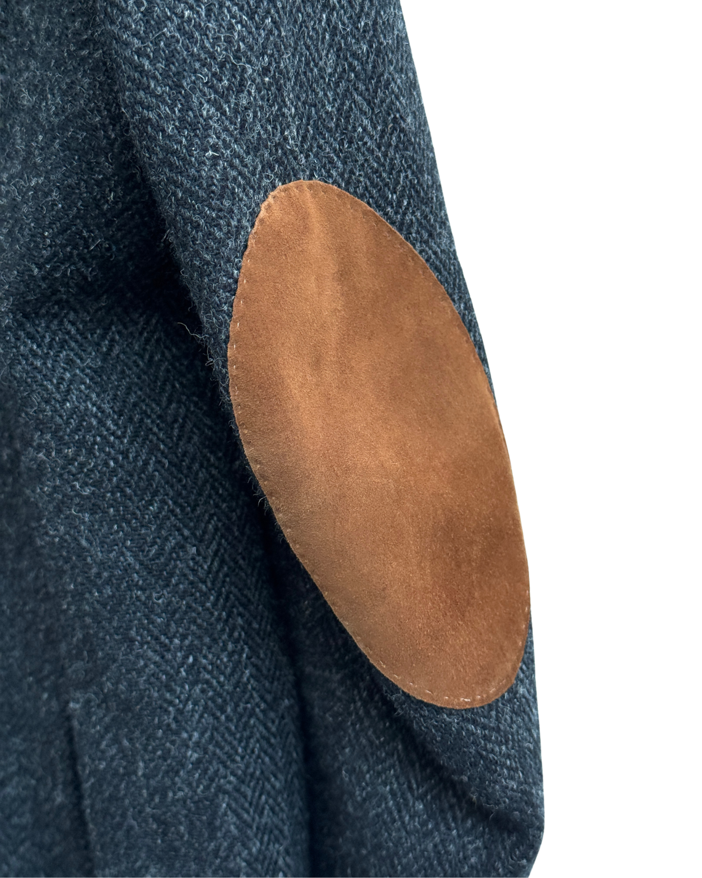 Wellington of Bilmore Dark Grey Harris Tweed Blazer with Elbow Patches Size 60