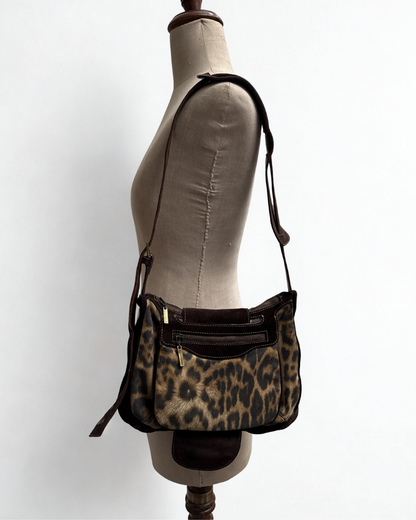 Back view of designer crossbody bag