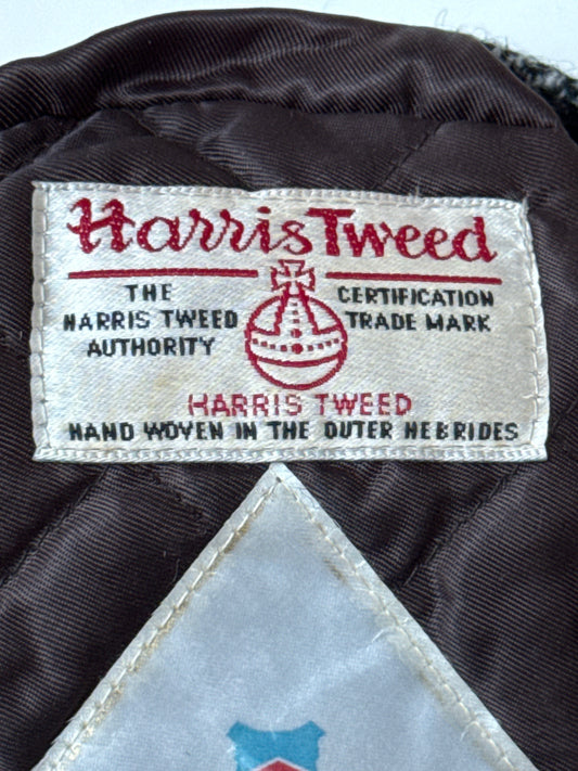 Failsworth Harris Tweed Patchwork Baker Boy Cap Size 58