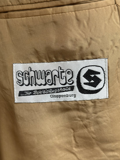 Loro Piana Wool Houndstooth Blazer Navy Beige Size 52 German Size 26