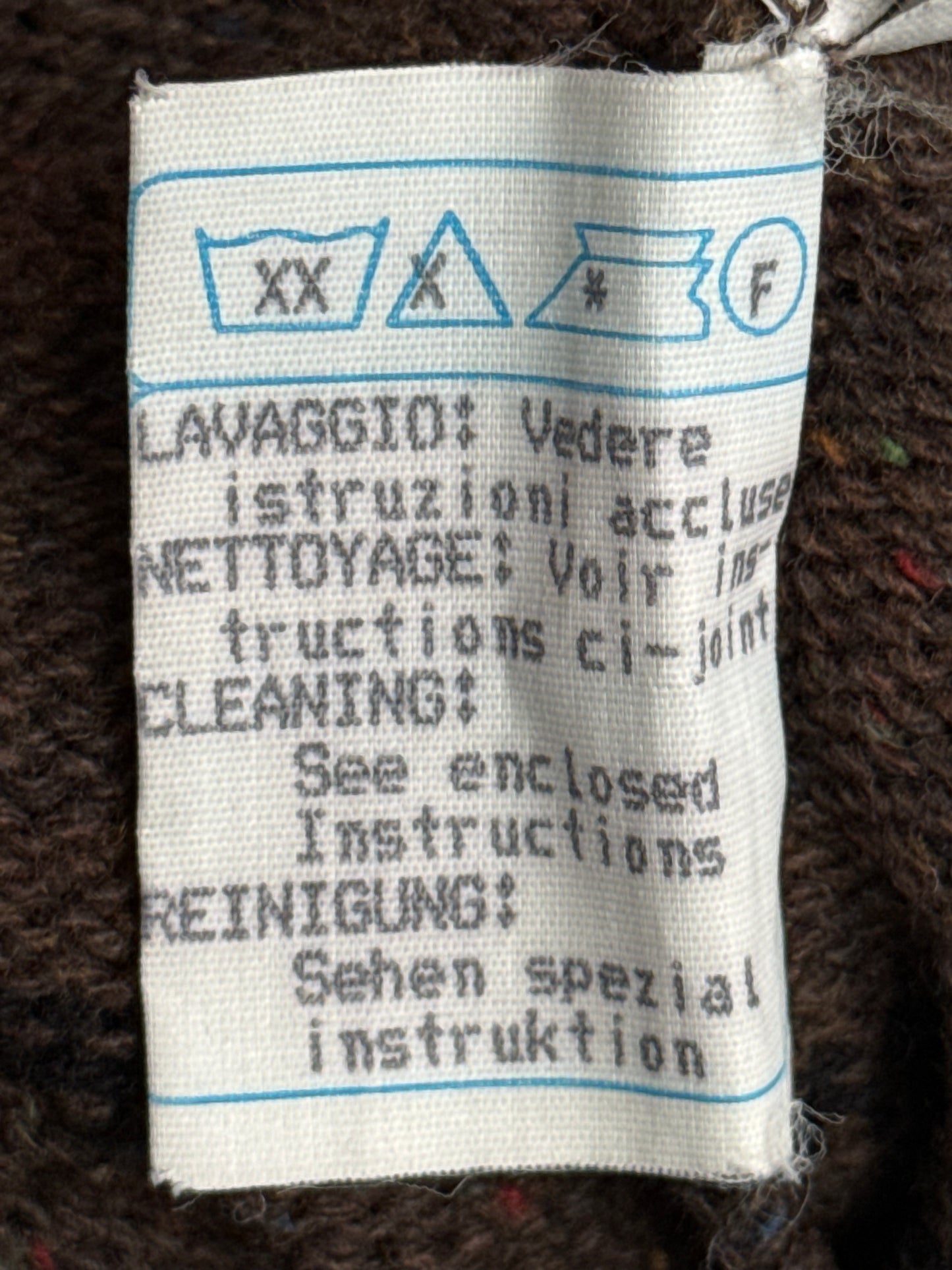 1990s JC de Castelbajac Cowboy Wool Knit Sweater Size 50 XL