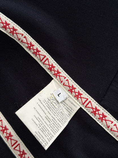 Close-up on size tag