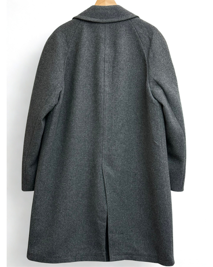 Back view of Werther International vintage wool overcoat