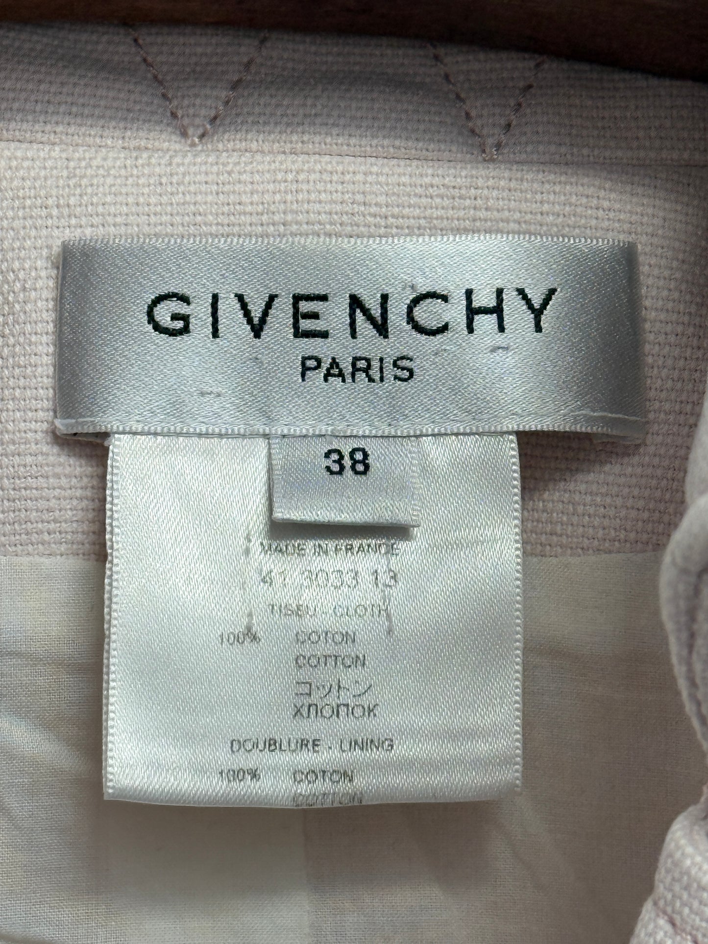 Givenchy by Riccardo Tisci FW2010 Double Collar Biker Jacket Pink Size M