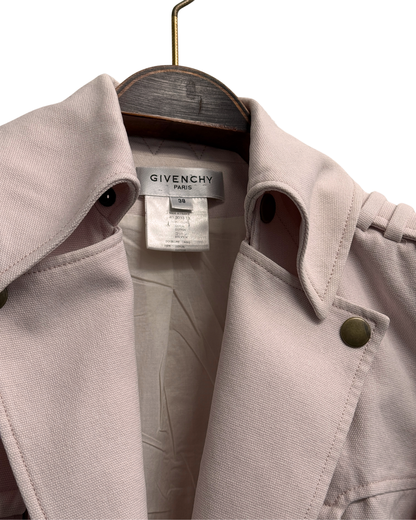 Givenchy by Riccardo Tisci FW2010 Double Collar Biker Jacket Pink Size M