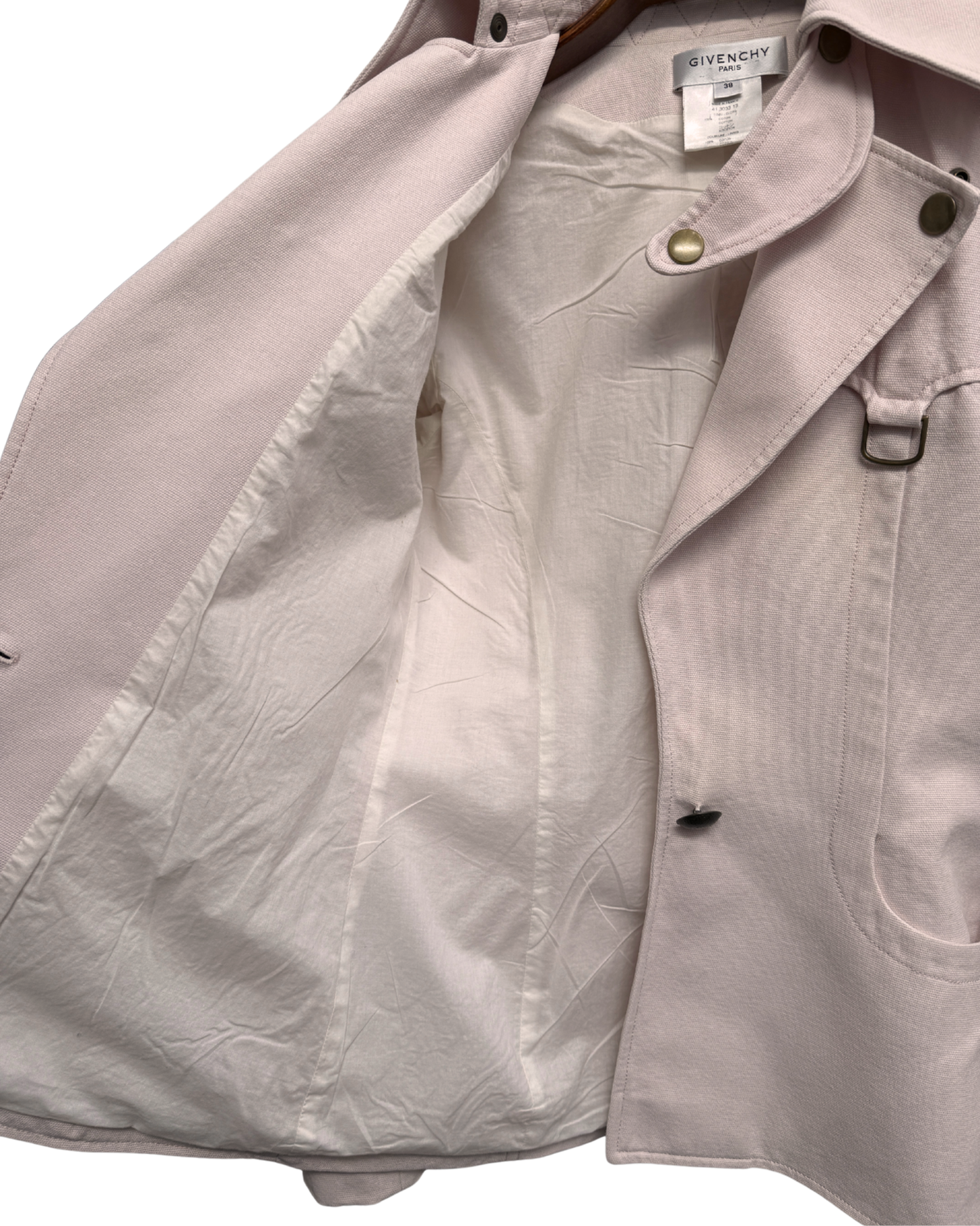 Givenchy by Riccardo Tisci FW2010 Double Collar Biker Jacket Pink Size M