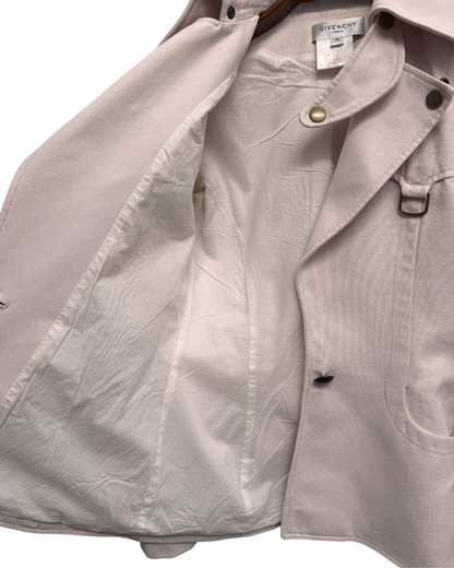 Givenchy by Riccardo Tisci FW2010 Double Collar Biker Jacket Pink Size M