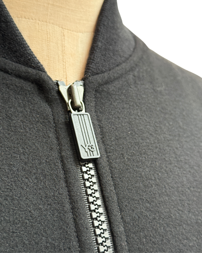 Y-3 jacket front zip detail