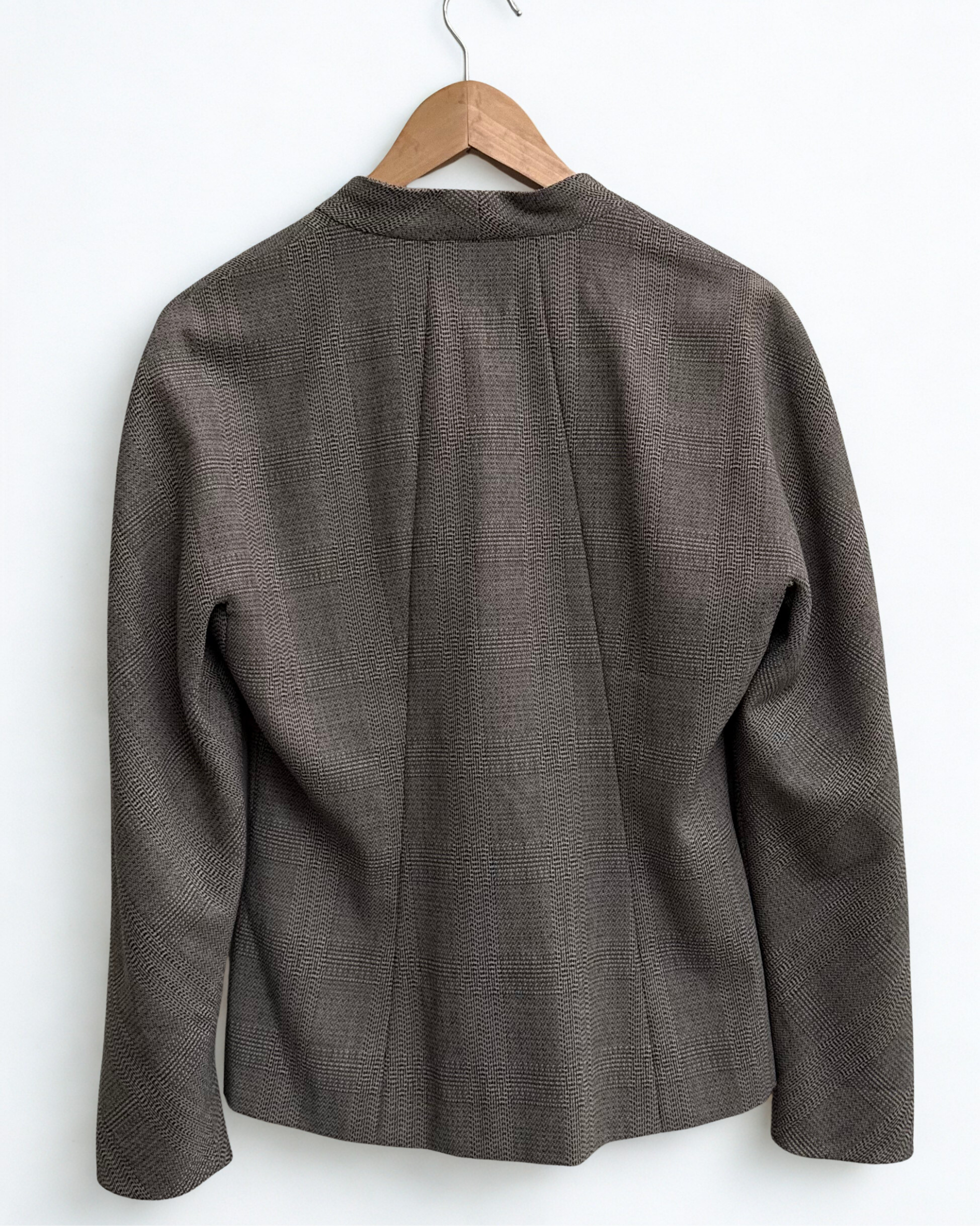 Back view of Karl Lagerfeld vintage structured blazer