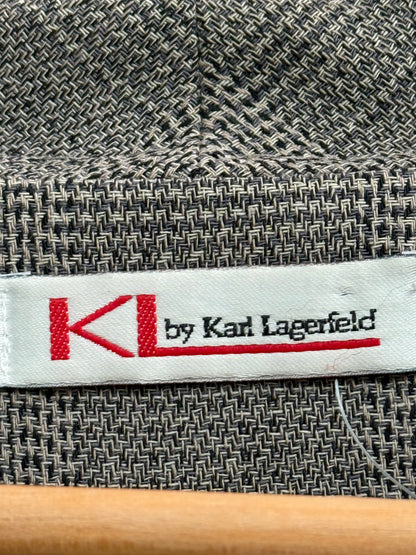 Karl Lagerfeld label detail inside vintage blazer